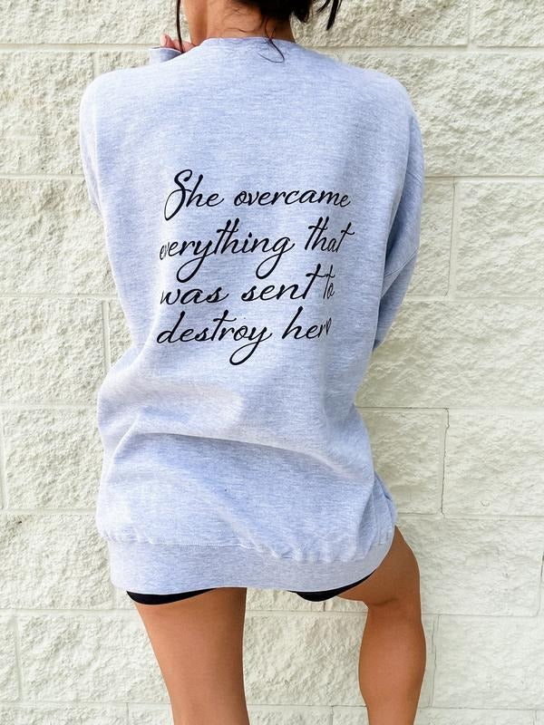 Overcame Graphic Sweatshirt T-Shirts, Hoodie | GrindPrints.com