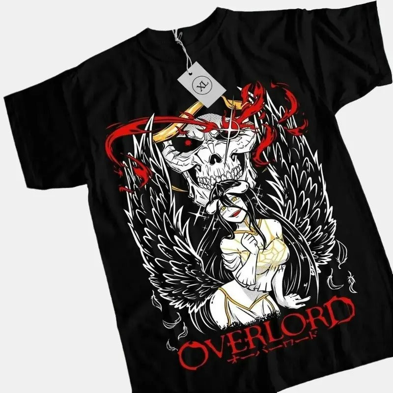 Overlord Ainz T-shirt & Sweatshirt, Ooal Gown Albedo Overlord Graphic Tee, Anime Manga Lover Gifts Hoodie | GrindPrints.com