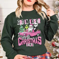 Oversized Get In Loser We're Going To See Christmas Lights Merry Christmas, Santa Christmas T-Shirt, Xmas Theme Sweater,...