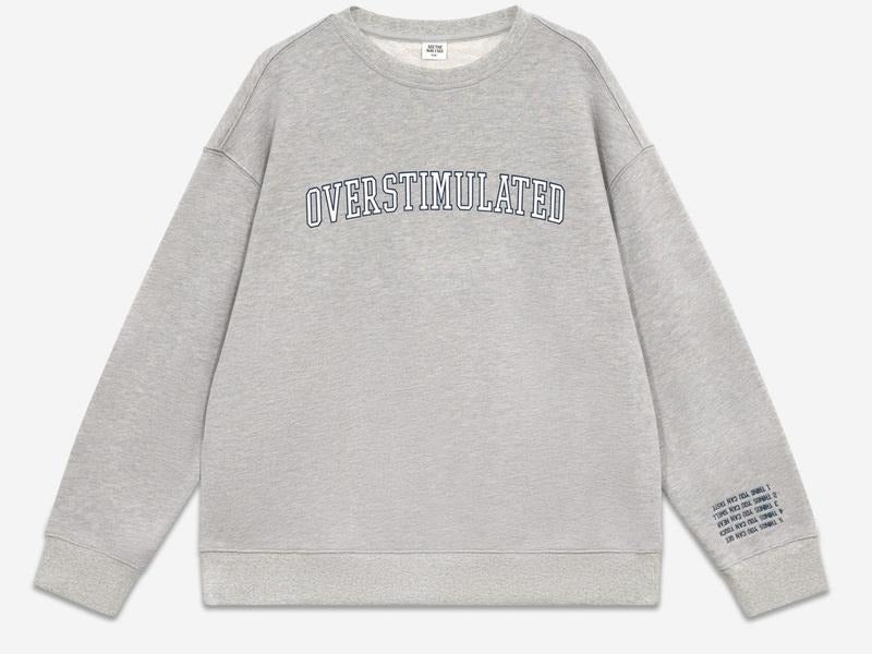 Overstimulated Crewneck Sweatshirt DRG, unisex hoodie T-Shirts | GrindPrints.com