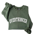 Overthinker Sweatshirt, Funny Gift for Friend, Gift for her Overthink T-shirt, Mental Health Shirt, Sarcastic Hoodie Long...