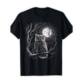Owl under the Moon Pattern T-shirt Made in USA Hoodie, Sweatshirt | GrindPrints.com