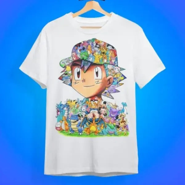 P0kem0n Anime Vintage Unisex T-Shirt Hoodie, Sweatshirt | GrindPrints.com