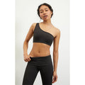 PAC 1980 Women's Active Black Bolt One Shoulder Sports Bra T-Shirts, Hoodie, Sweatshirt | GrindPrints.com