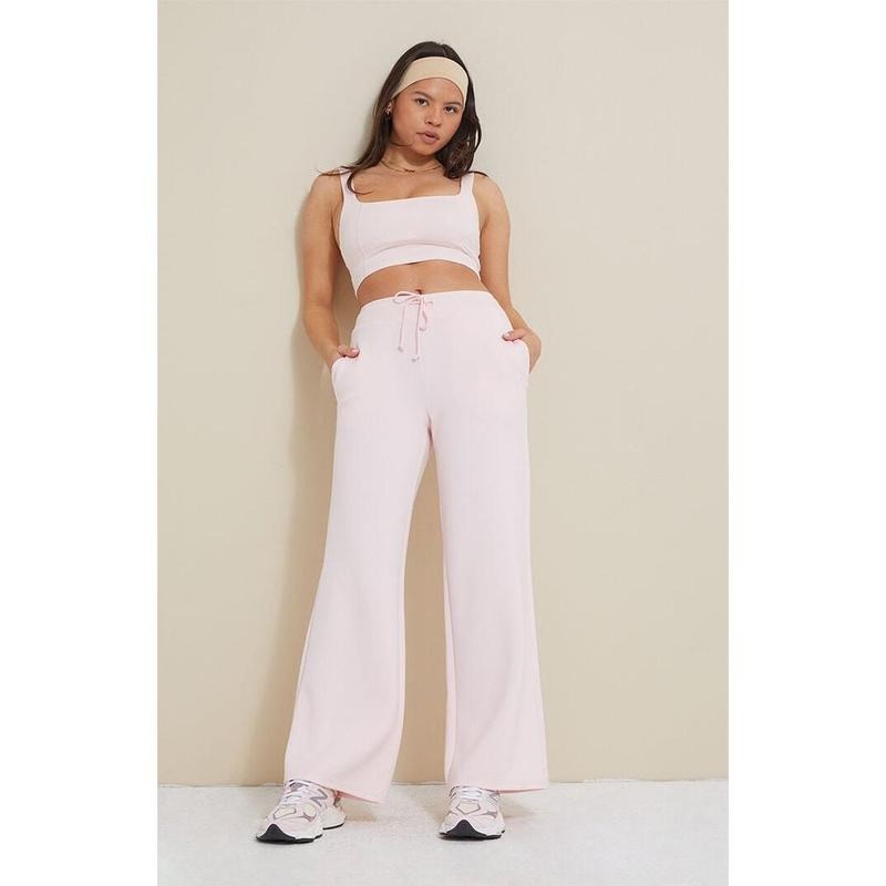 PAC 1980 Women's Active Pink Beau Wide Leg Sweatpants T-Shirts, Hoodie, Sweatshirt | GrindPrints.com