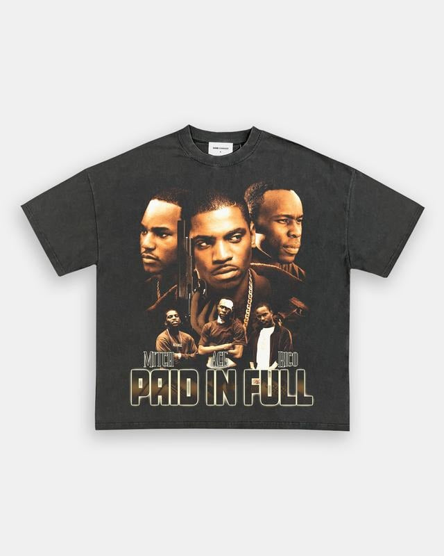 PAID IN FULL TEE Trending Movie T shirt Vintage 90s T-shirt gift for Movie fans gift for him gift for her unisex T-shirt...