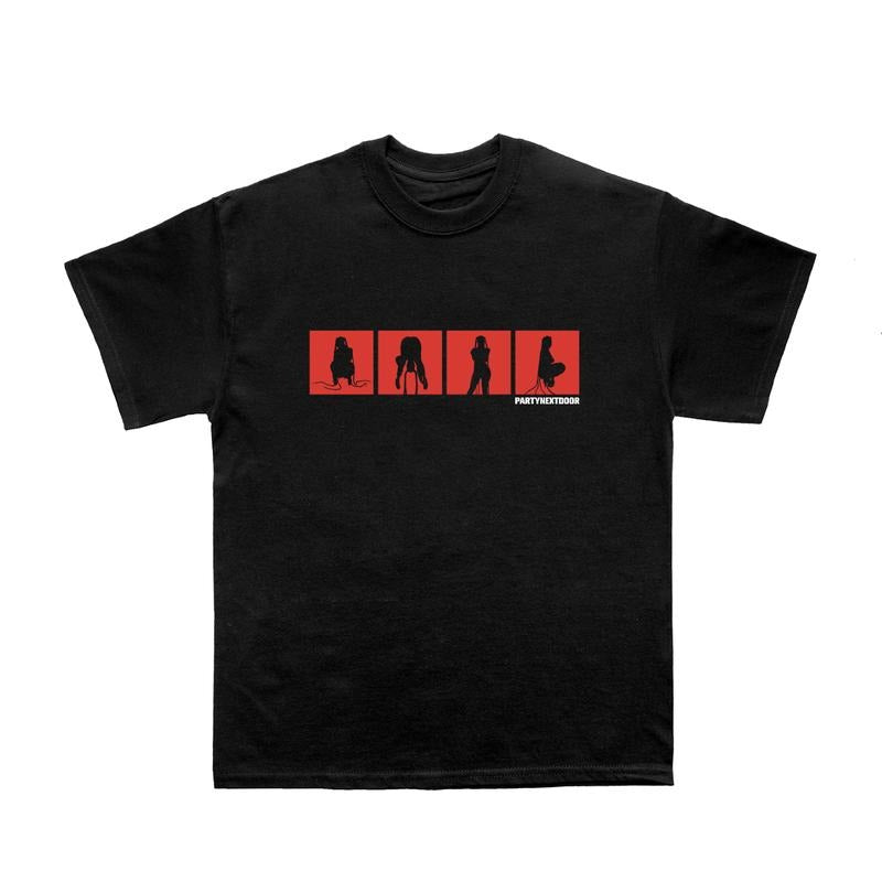 PARTYNEXTDOOR 4 Black Logo T-shirt Hoodie, Sweatshirt | GrindPrints.com
