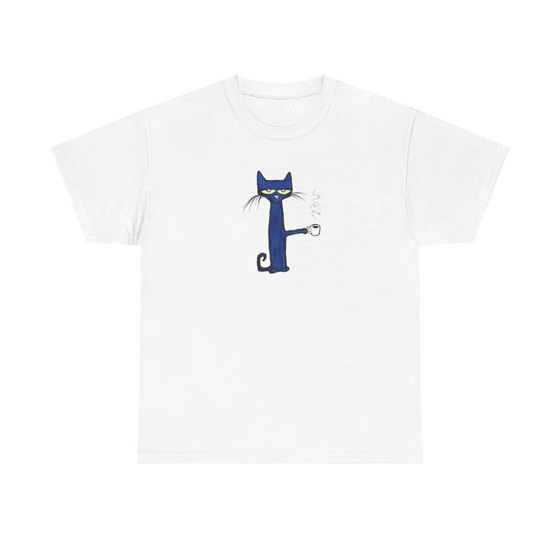 PETE THE CAT COFFEE SHIRT Hoodie, Sweatshirt | GrindPrints.com