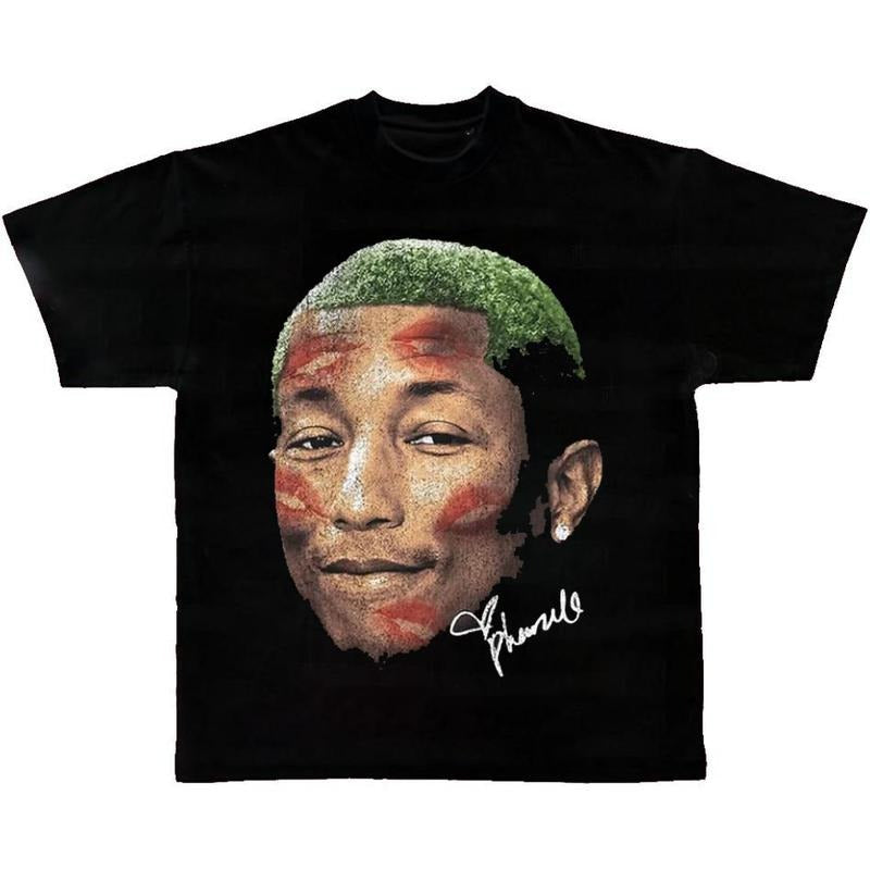 PHARRELL Green Tee Shirt Rare Gift Men Women Tee S-3XL Hoodie, Sweatshirt | GrindPrints.com