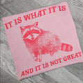 PINK It is what it is and it is not great Graphic Tee or Sweatshirt funny Hoodie | GrindPrints.com