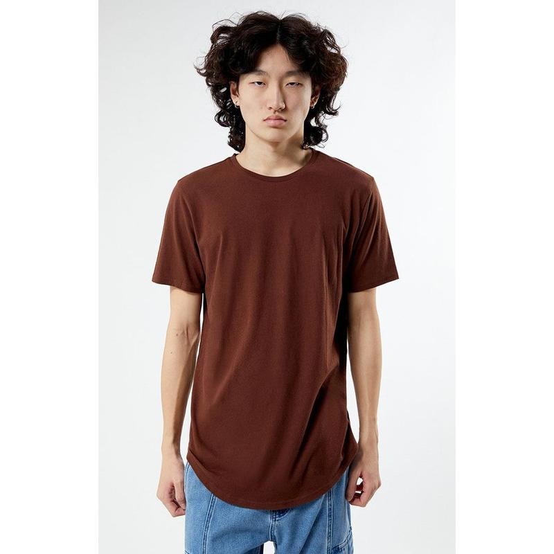 PS Basics Men's Basic Scallop T-Shirt Hoodie, Sweatshirt | GrindPrints.com