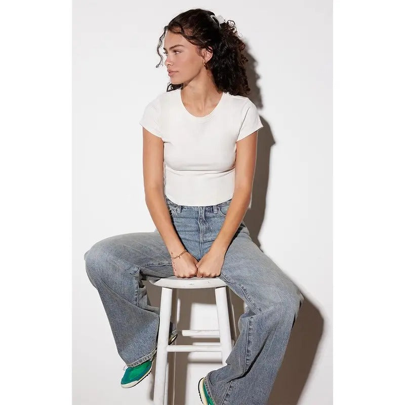 PS Basics by Pacsun Women's July Easy T-Shirt Hoodie, Sweatshirt | GrindPrints.com