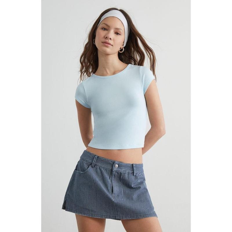 PS Basics by Pacsun Women's Nicole Baby T-Shirt Hoodie, Sweatshirt | GrindPrints.com