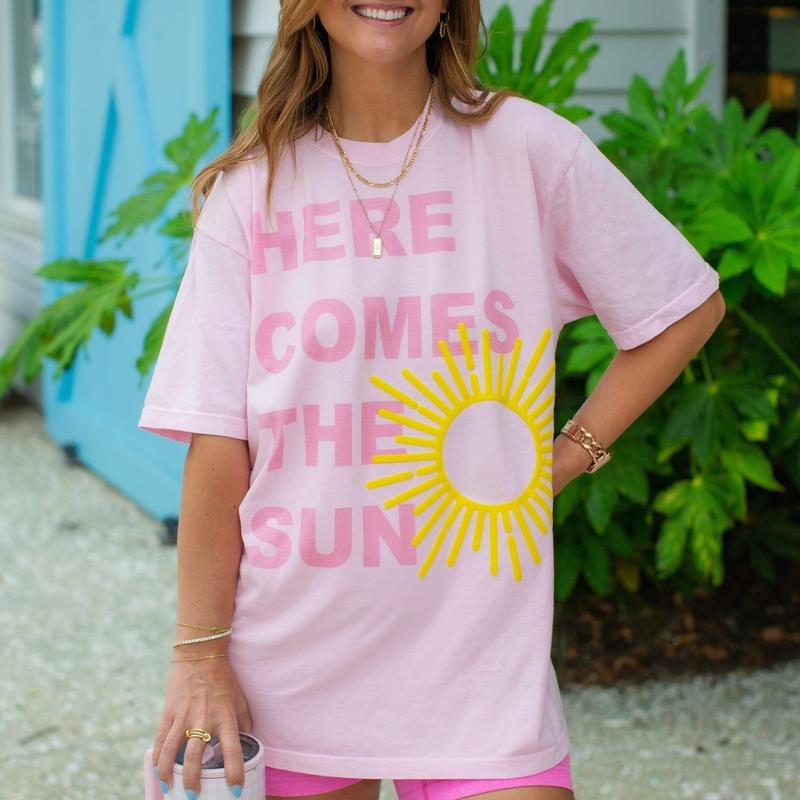 PUFF 'Here Comes The Sun' T-Shirt Hoodie, Sweatshirt | GrindPrints.com