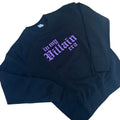 PURPLE In My Villain Era TM Embroidered Crewneck Sweatshirt Menswear Stylish T-Shirts, Hoodie | GrindPrints.com