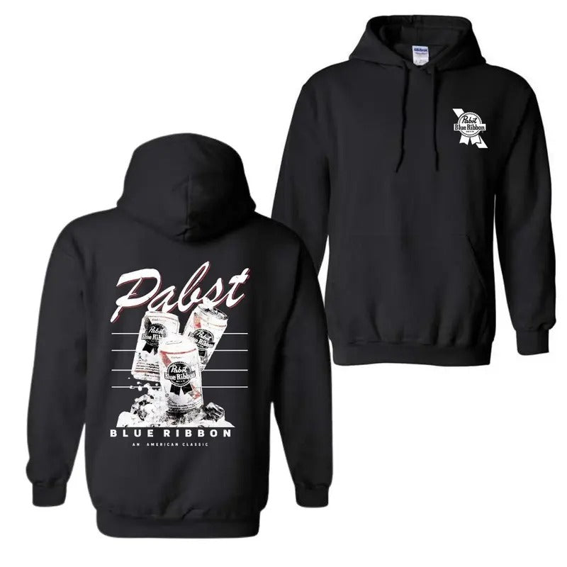 Pabst Blue Ribbon Beer hoodie, Cowboy hoodie, PBR hoodie, Pabst Blue Ribbon T-Shirts, Sweatshirt | GrindPrints.com