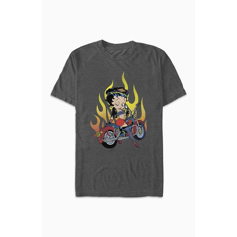 PacSun Women's Betty Boop Biker T-Shirt Hoodie, Sweatshirt | GrindPrints.com