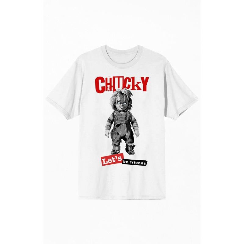 PacSun Women's Chucky Let's Be Friends T-Shirt Hoodie, Sweatshirt | GrindPrints.com