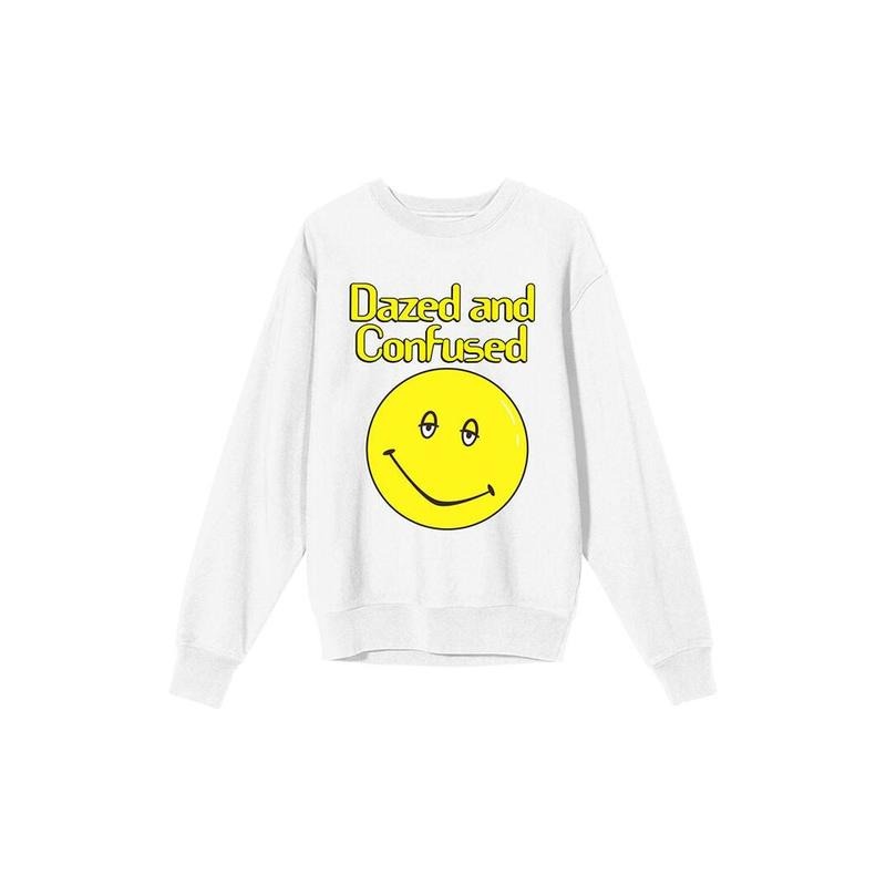 PacSun Women's Dazed & Confused Smiley Sweatshirt T-Shirts, Hoodie | GrindPrints.com
