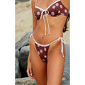 PacSun Women's Eco Brown Floral Beverly Crochet Tie Side Bikini Bottom T-Shirts, Hoodie, Sweatshirt | GrindPrints.com