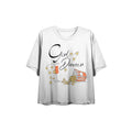 PacSun Women's Girl Dinner Popcorn & Wine Cropped T-Shirt Hoodie, Sweatshirt | GrindPrints.com