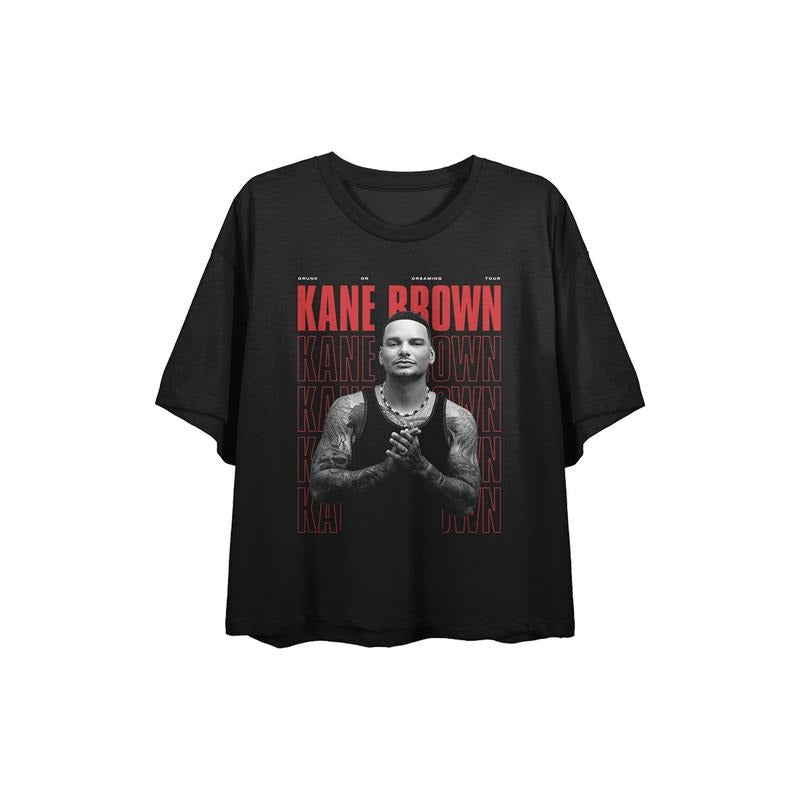 PacSun Women's Kane Brown Tour Locations Cropped T-Shirt Hoodie, Sweatshirt | GrindPrints.com