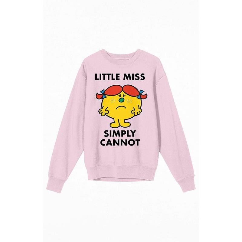 PacSun Women's Little Miss Simply Cannot Crew Neck Sweatshirt T-Shirts, Hoodie | GrindPrints.com