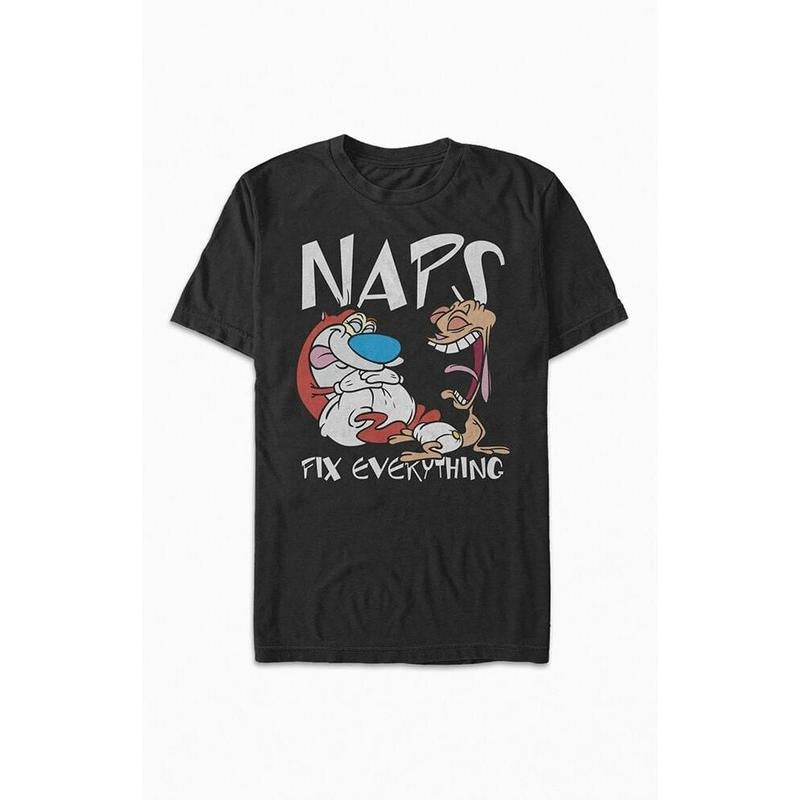 PacSun Women's Ren And Stimpy Nap T-Shirtstyle{n002}2 T-Shirts, Hoodie, Sweatshirt | GrindPrints.com