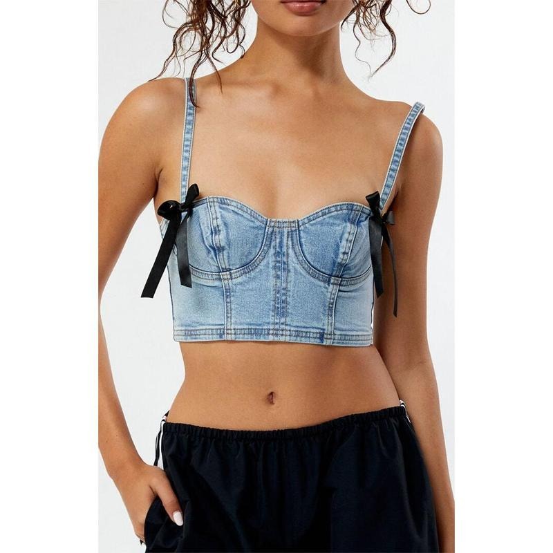 PacSun Women's Serafina Denim Corset T-Shirts, Hoodie, Sweatshirt | GrindPrints.com