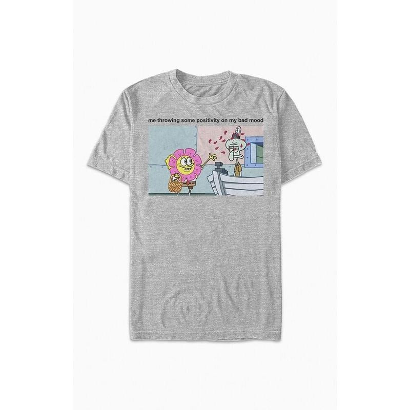 PacSun Women's SpongeBob Positivity Meme T-Shirt Hoodie, Sweatshirt | GrindPrints.com