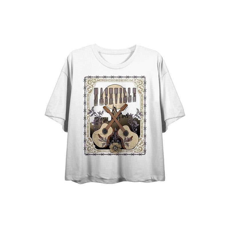 PacSun Women's Vintage Country Nashville Cropped T-Shirt Hoodie, Sweatshirt | GrindPrints.com