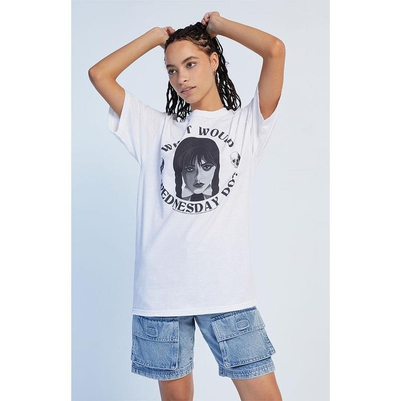 PacSun Women's What Would Wednesday Do T-Shirt Hoodie, Sweatshirt | GrindPrints.com