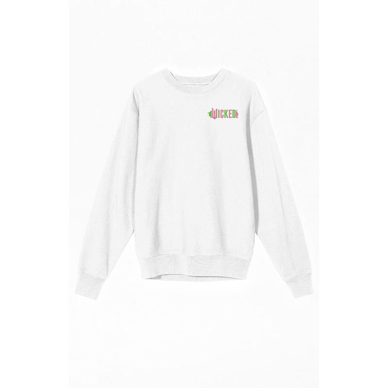 PacSun Women's Wicked Part One Elphaba & Glinda Crew Neck Sweatshirt T-Shirts, Hoodie | GrindPrints.com