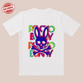 Paco Bunny Colorful Print Tee | Vibrant Lettering Design | Fashionable Daily & Streetwear Hoodie, Sweatshirt