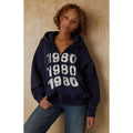 Pacsun Women's 1980 Repeat Full Zip Hoodie T-Shirts, Sweatshirt | GrindPrints.com