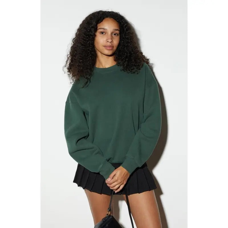 Pacsun Women's Core Washed Crew Neck Sweatshirt T-Shirts, Hoodie | GrindPrints.com