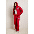 Pacsun Women's Denim Applique Zip Up Hoodie T-Shirts, Sweatshirt | GrindPrints.com