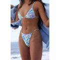 Pacsun Women's Eco Blue Floral Icon High Cut Bikini Bottom T-Shirts, Hoodie, Sweatshirt | GrindPrints.com