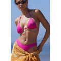 Pacsun Women's Eco Pink Joey Contrast Triangle Bikini Top T-Shirts, Hoodie, Sweatshirt | GrindPrints.com