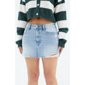 Pacsun Women's Medium Indigo Low Rise Ripped Denim Mini Skirt - Multicolor T-Shirts, Hoodie, Sweatshirt | GrindPrints.com