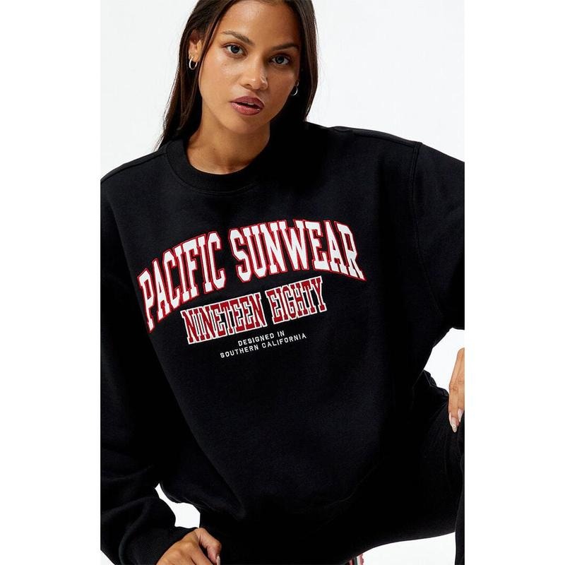 Pacsun Women's Pacific Sunwear 1980 Crew Neck Sweatshirtstyle{n002}2 T-Shirts, Hoodie, Sweatshirt | GrindPrints.com