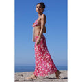 Pacsun Women's Pink Floral Destination Mesh Midi Skirt T-Shirts, Hoodie, Sweatshirt | GrindPrints.com