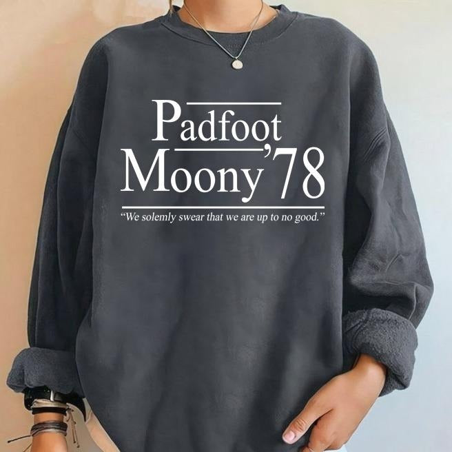 Padfoot Moony Crewneck Sweatshirt, Sirus Black Crewneck, Moony Shirt, HP sweatshirt, The Marauders Era Tee, Marauders...
