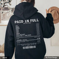 Paid Full Christian Receipt Salvation Bible Verse Christian Scripture Faith Based T-Shirts, Hoodie, Sweatshirt
