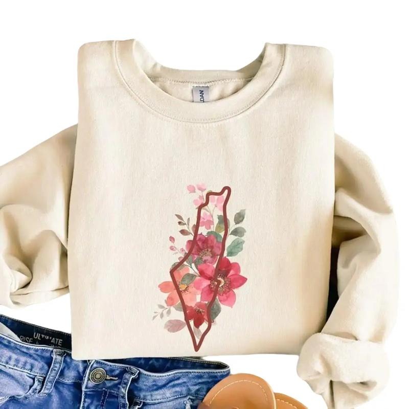 Palestine Sweatshirt, Free Palestine Shirt, save Gaza For Women Hoodie | GrindPrints.com
