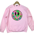 Palm Tree Happy Face Sweatshirt 'NLB' T-Shirts, Hoodie | GrindPrints.com