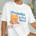 Pancakes & Panic Attacks T-Shirt, Unisex Short Sleeve, Funny Shirt, Cute Tee, Gift for Women, Gift for Friend, Gift for...