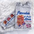 Pancakes Panic Attacks Anxiety Sleeve Prints Comfy Tops T-Shirts, Hoodie, Sweatshirt