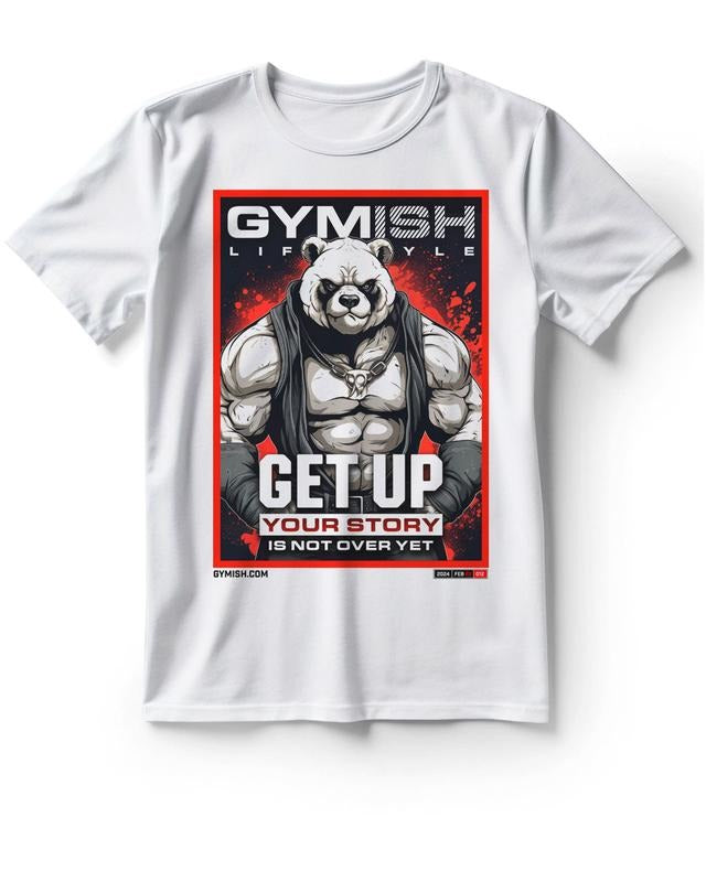 Panda Get Up Funny Gym Workout Air Freshener T-Shirts, Hoodie, Sweatshirt