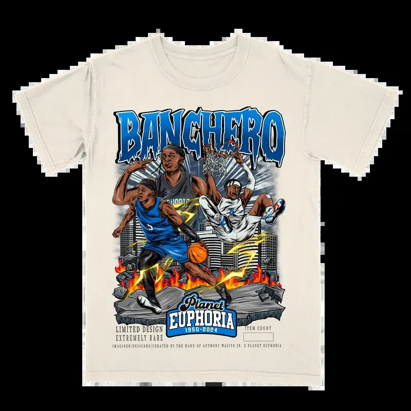 Paolo Banchero  Tee | Vintage Tee Graphic T-Shirt Sweatshirt Hoodie | Sport Tee - Gift For Fan | GrindPrints.com
